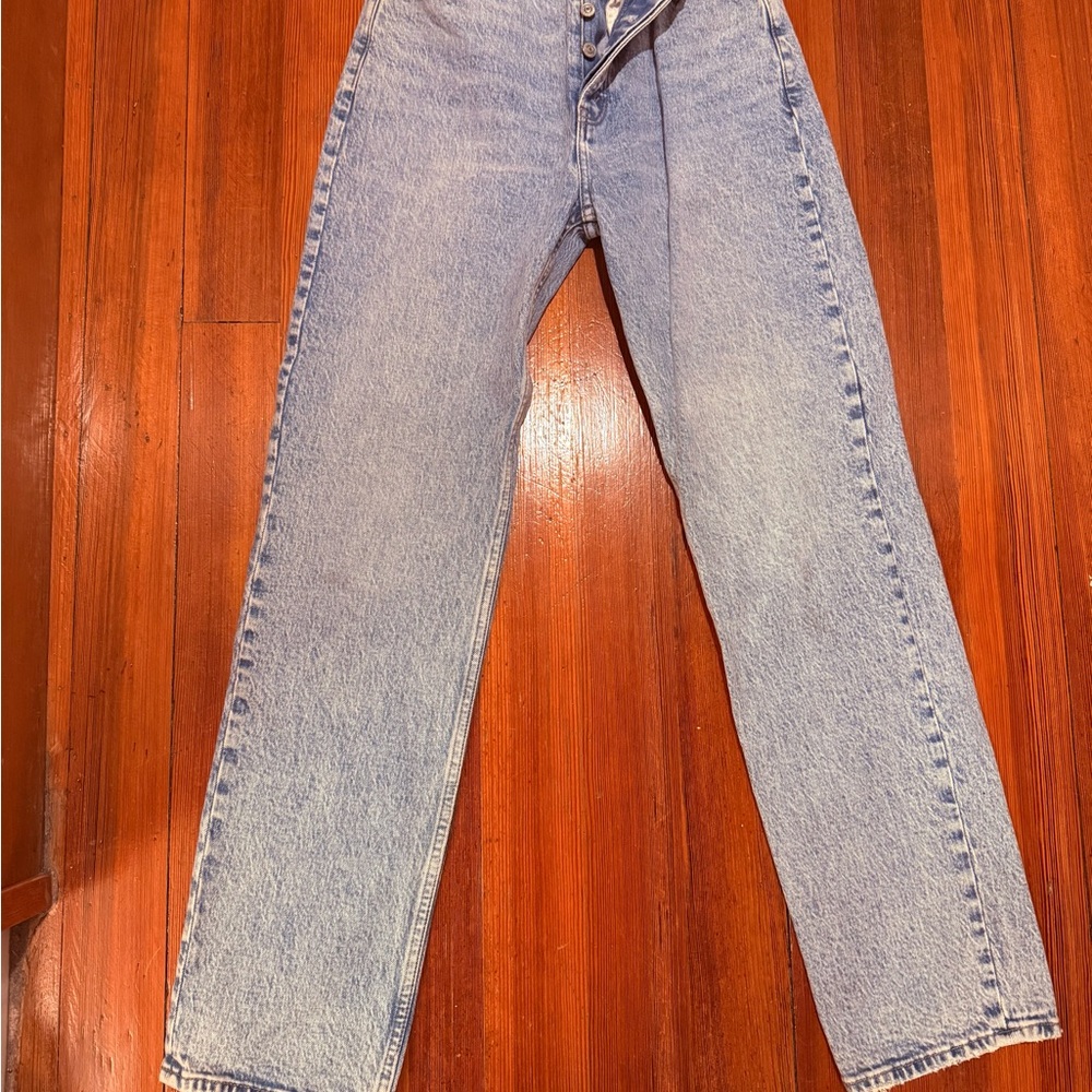 Abercrombie & Fitch Light Blue Straight Jeans